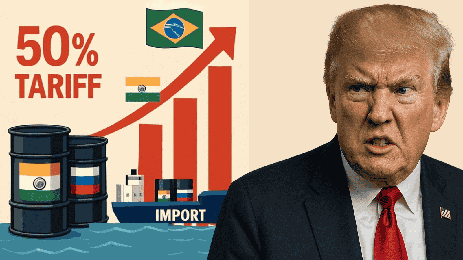 UPSC Current Affairs: Trump’s 50% Tariff on India – Impact, Strategy, and Exam-Oriented Analysis
